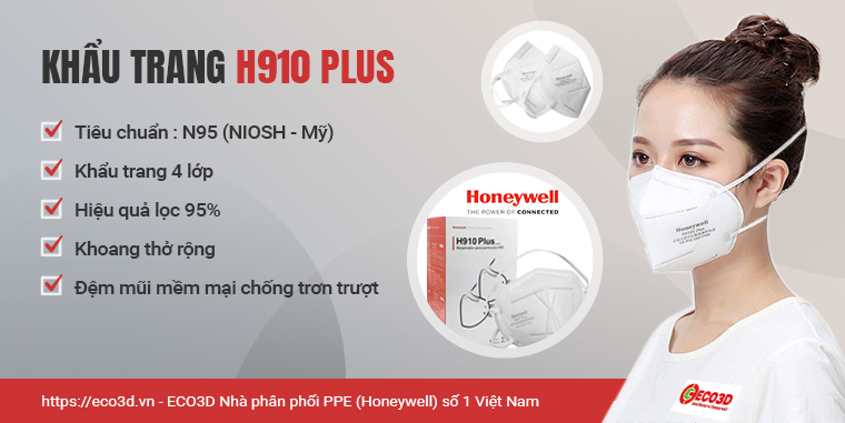 Khẩu trang N95 Honeywell H910 Plus
