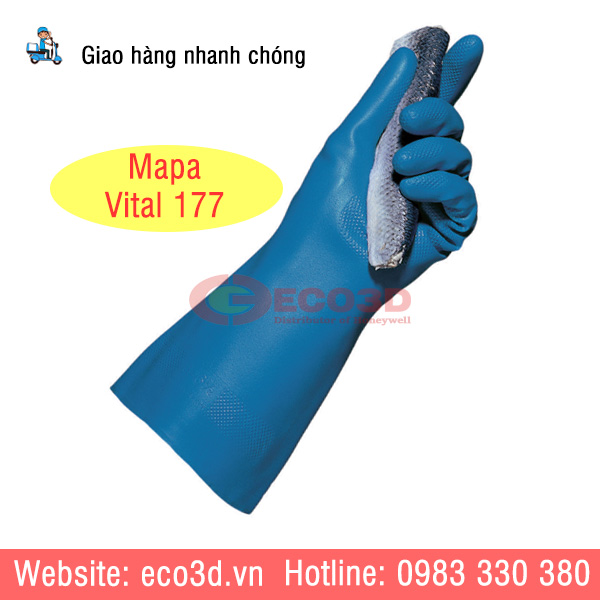 găng tay chống dầu mỡ mapa vital 177