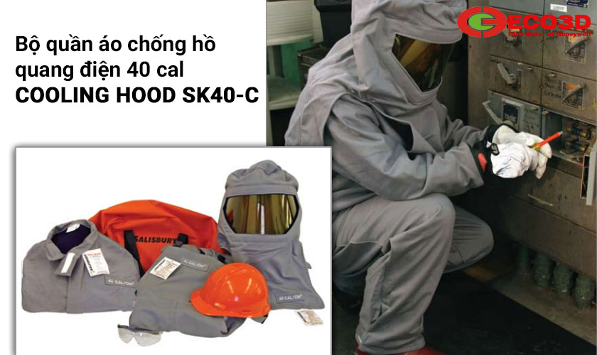 Bộ quần áo chống hồ quang điện 40 cal Cooling Hood SK40-C