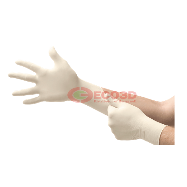 Găng tay cao su màu trắng Ansell Edge 82-144 (Hộp 50 đôi)
