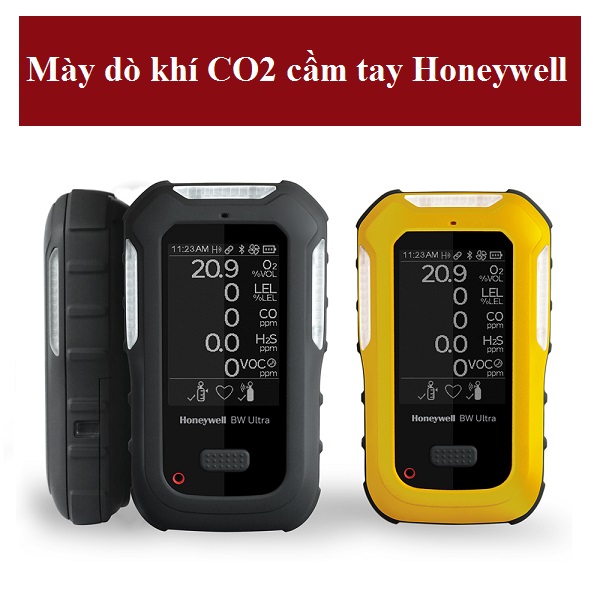 Tìm hiểu máy dò khí CO2 cầm tay Honeywell