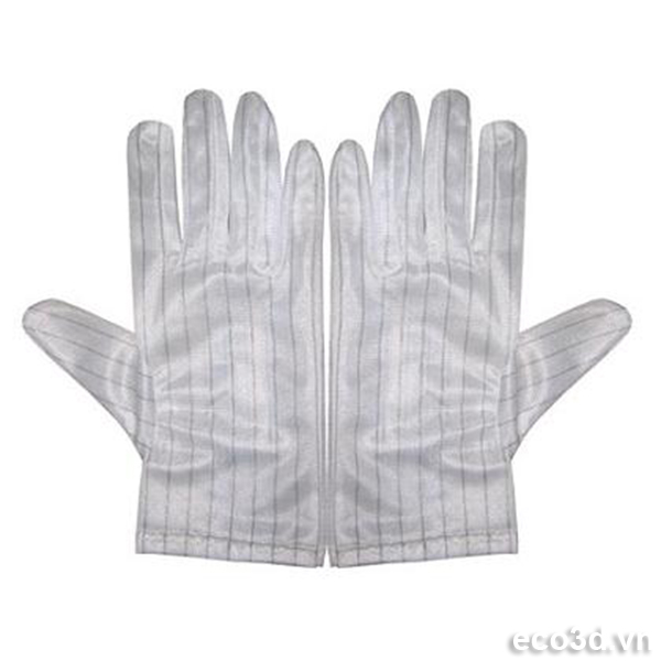 găng tay phòng sạch chống tĩnh điện sợi Polyester