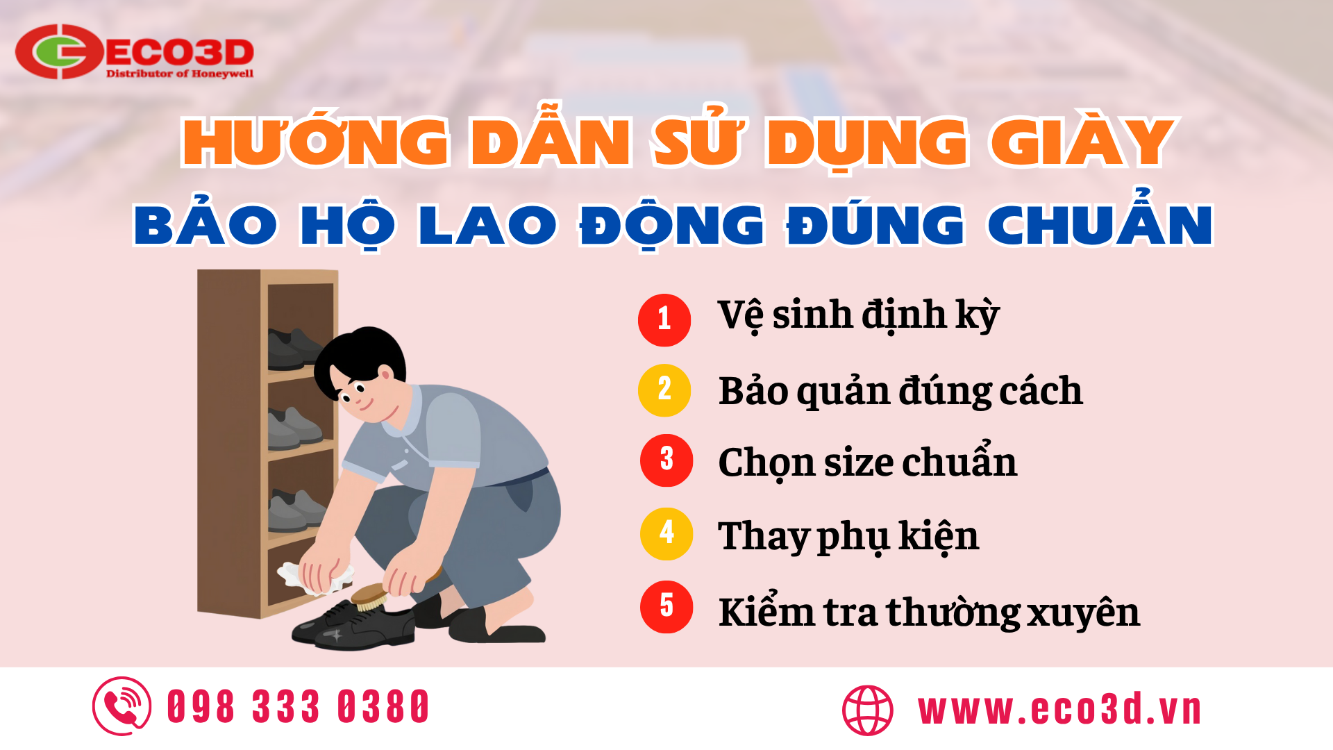 5 Sai lầm thường gặp khi sử dụng giày bảo hộ lao động và cách khắc phục hiệu quả