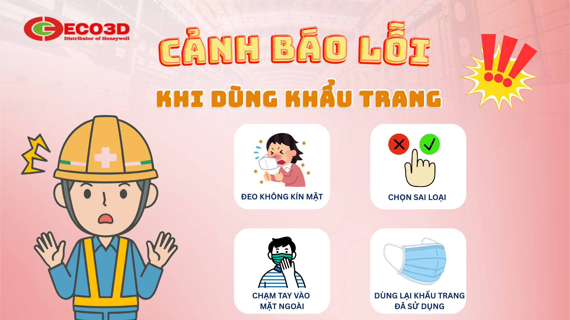 Cảnh báo: Những lỗi khi dùng khẩu trang khiến hiệu quả bảo hộ giảm 50%