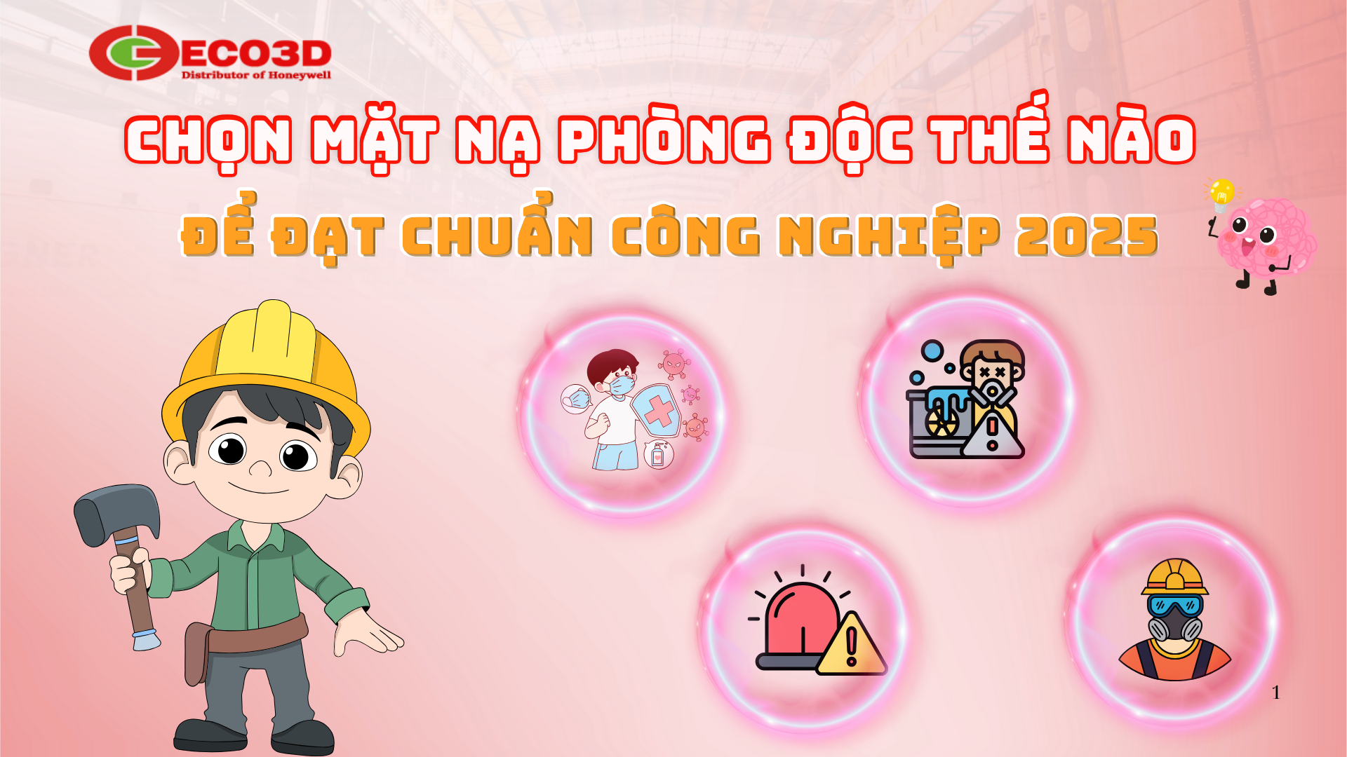 Chọn mặt nạ phòng độc thế nào để đạt chuẩn công nghiệp 2025?