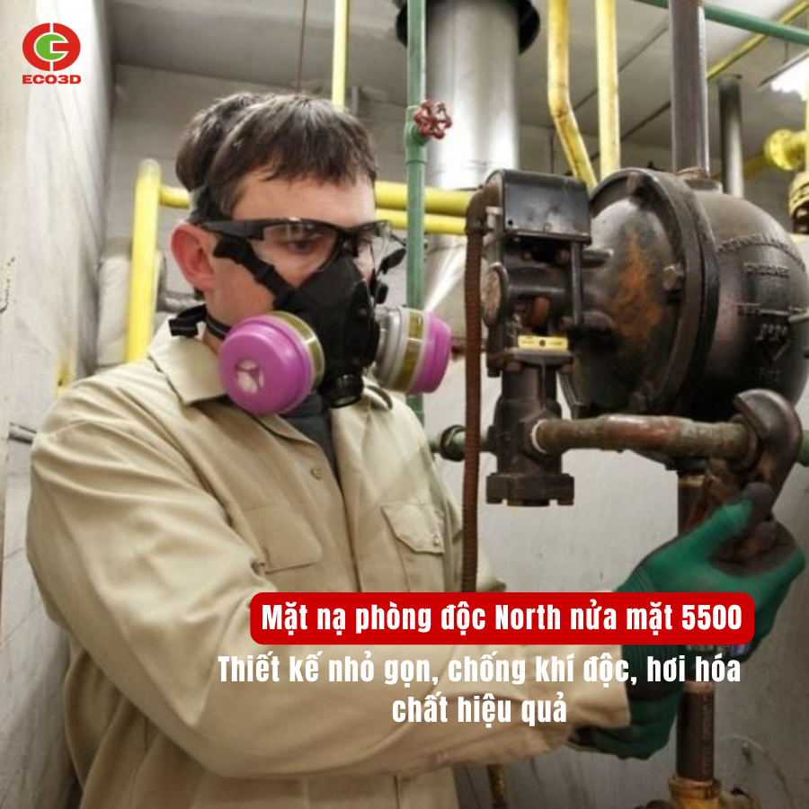 Mặt nạ ph&ograve;ng độc North 5500