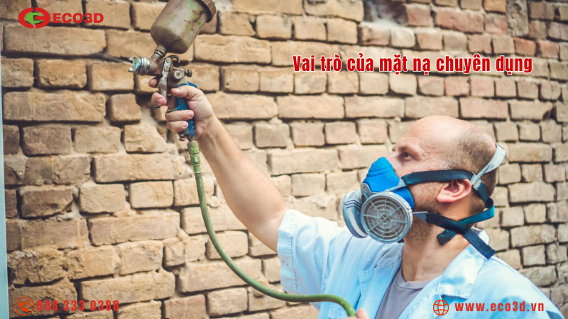 Vai tr&ograve; của mặt nạ lọc bụi sơn v&agrave; hơi dung m&ocirc;i chuy&ecirc;n dụng