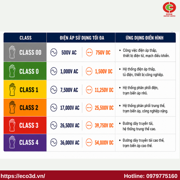 Phân loại Class theo điện áp (Voltage Classes)