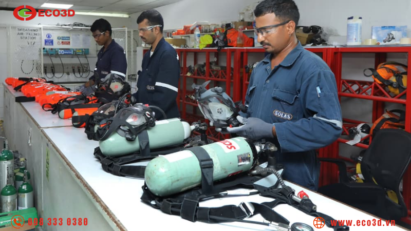Những sự cố thường gặp khi sử dụng bộ thiết bị trợ thở SCBA