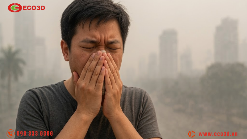 Phổi bị ảnh hưởng như thế n&agrave;o bởi bụi mịn PM2.5?