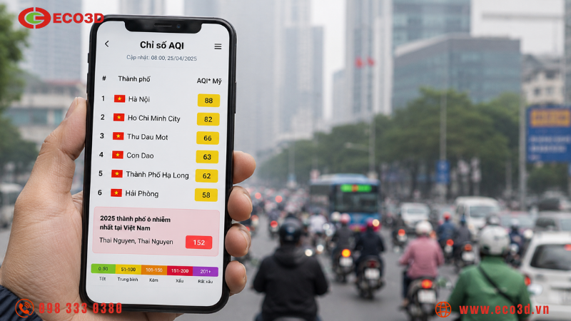 Chỉ số AQI tại c&aacute;c th&agrave;nh phố lớn n&oacute;i l&ecirc;n điều g&igrave;?