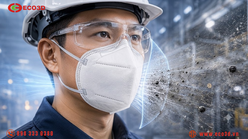 Vai tr&ograve; khẩu trang Honeywell trong bảo vệ sức khỏe người lao động