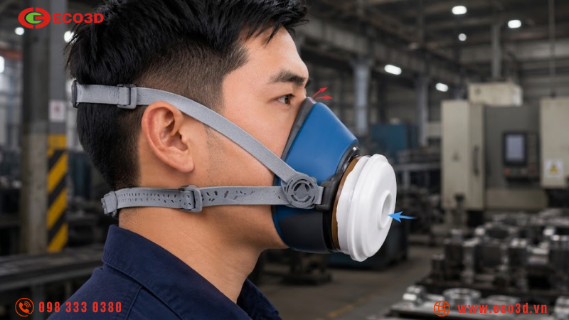 Tổng tỷ lệ r&ograve; rỉ v&agrave;o trong của mặt nạ ph&ograve;ng độc l&agrave; g&igrave;?