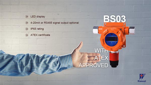 Máy đo khí cố định BS03 Hanwei