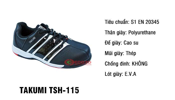 Giày bảo hộ siêu nhẹ Takumi TSH-115 TOBATECH