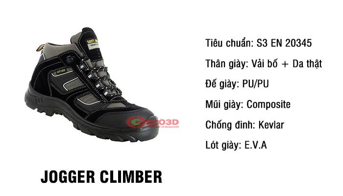 Chi tiết giày bảo hộ Jogger Climber