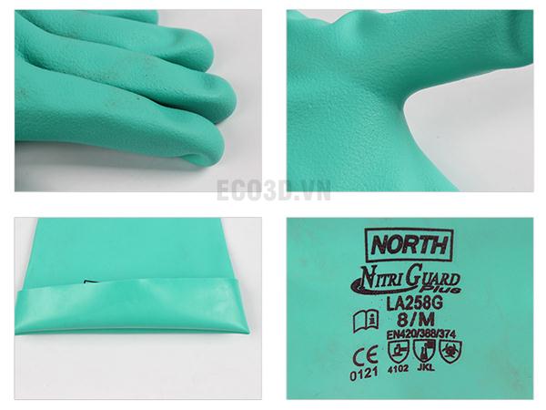 Găng tay chống hóa chất cao cấp Nitriguard Plus LA258G