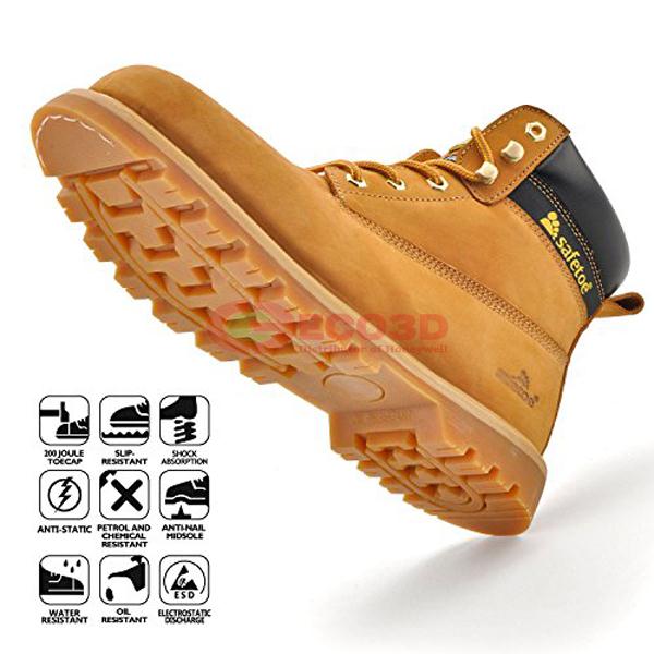 Giày bảo hộ cổ cao M-8173 thương hiệu SafeToe