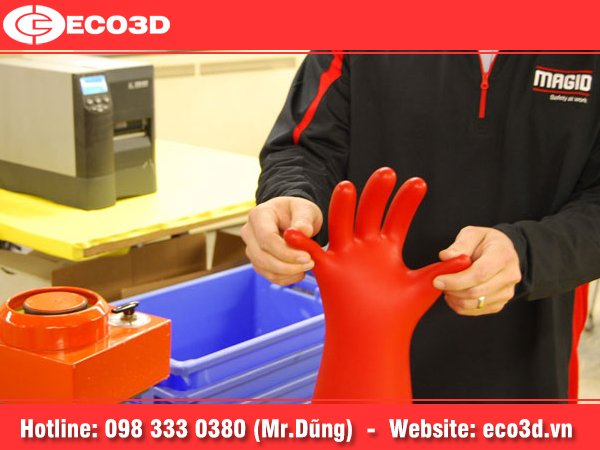 Phương pháp kiểm tra găng tay cao su cách điện
