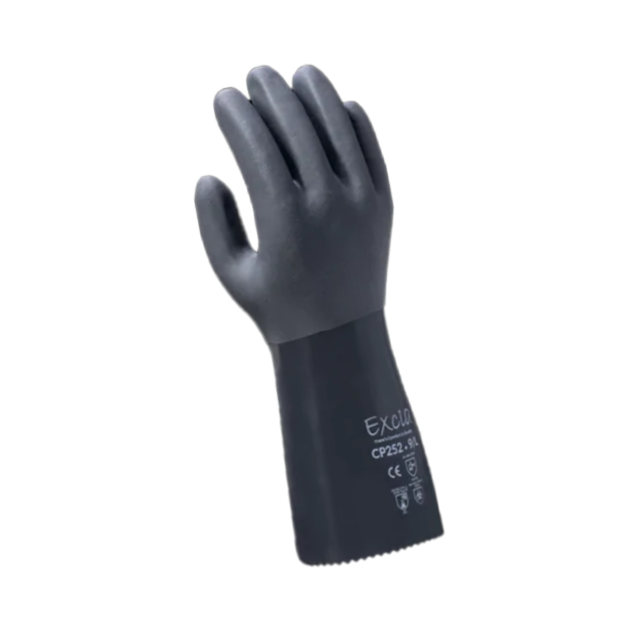 Găng tay bảo hộ hóa chất PVC với graphene 30cm EXCIA CP252