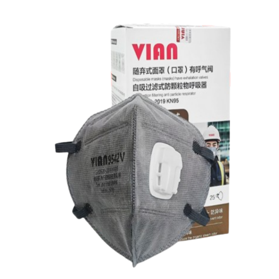 Khẩu trang than hoạt tính 5 lớp Vian 9542V