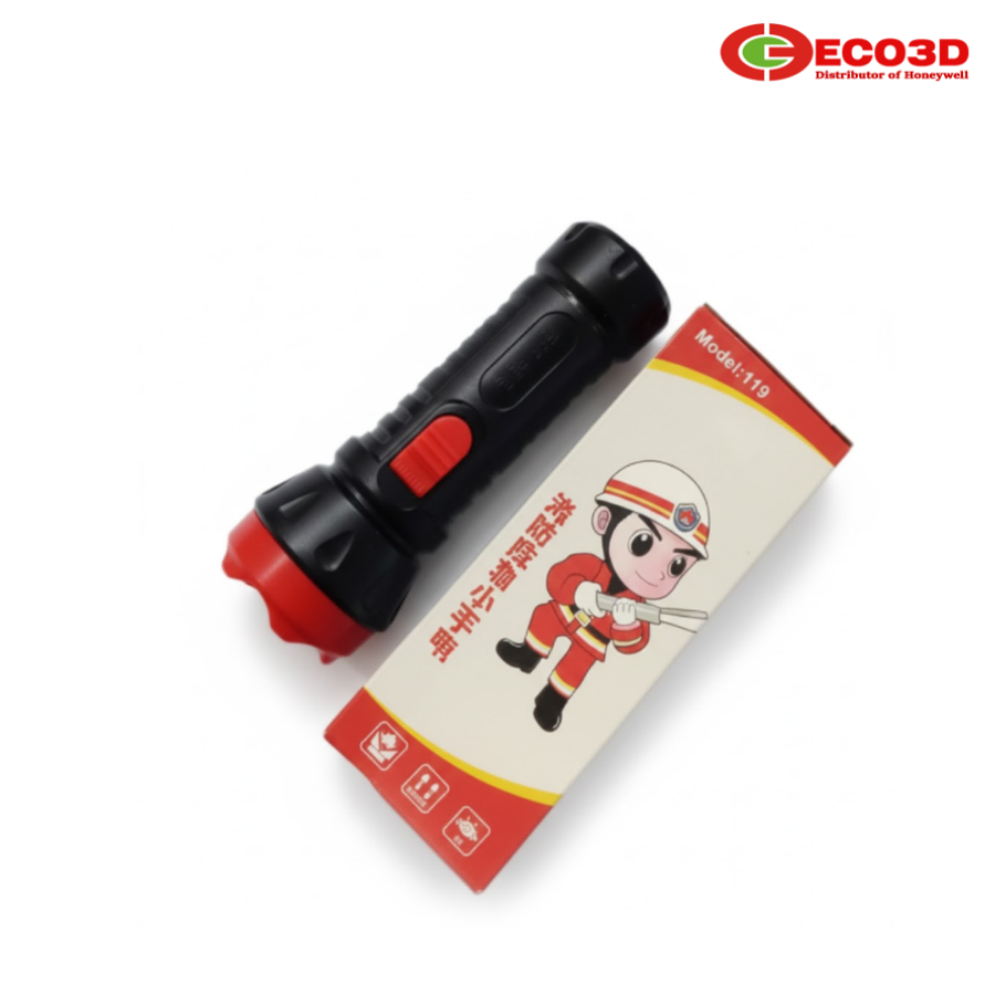 Đèn pin 119 dùng cho cứu hỏa, nhỏ gọn dễ sử dụng