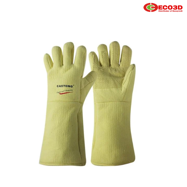 Găng tay chịu Nhiệt độ cao Fiber 500°C màu vàng