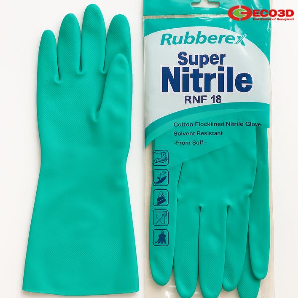 Găng Tay Chống Hóa Chất Rubberex RNF18 Chính Hãng