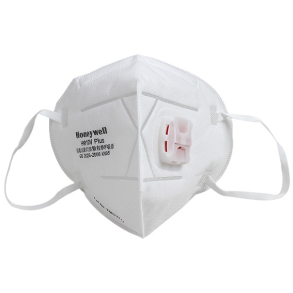 Khẩu trang chống bụi trắng có van H910Plus KN95 đeo tai