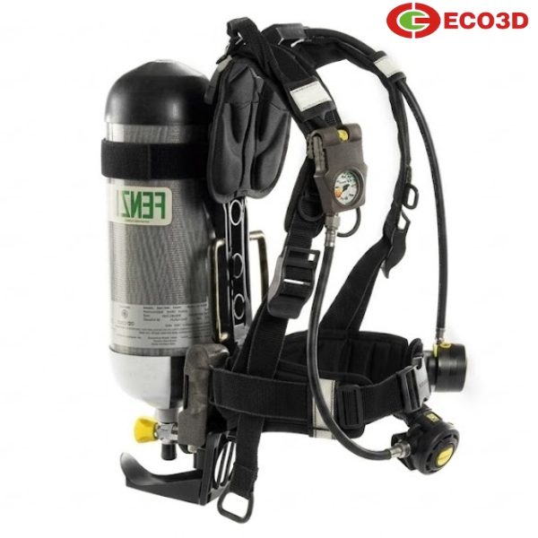 Bộ bình trợ thở Fenzy XPro 9L + Đai và Mặt nạ
