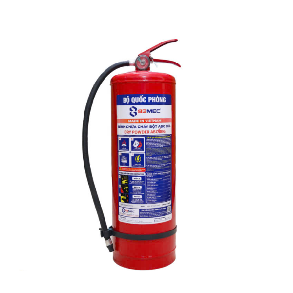 Bình chữa cháy tự động bột, ABC 6kg (có tem kiểm định), 83MEC