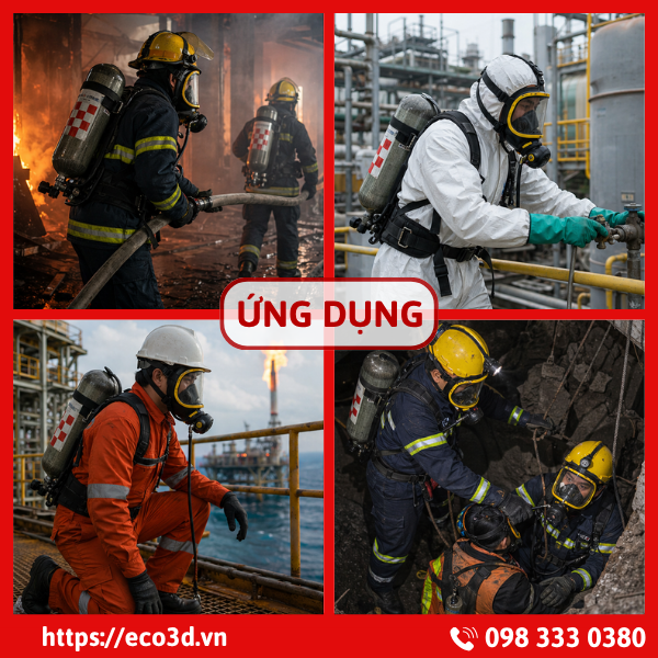 Bộ thiết bị trợ thở SCBA849T T8000