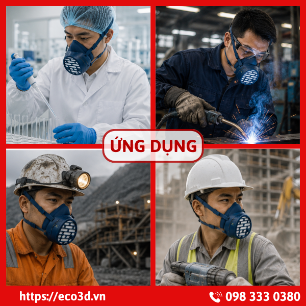 Bộ mặt nạ ph&ograve;ng độc Delta Plus AIRSTORM KIT P3
