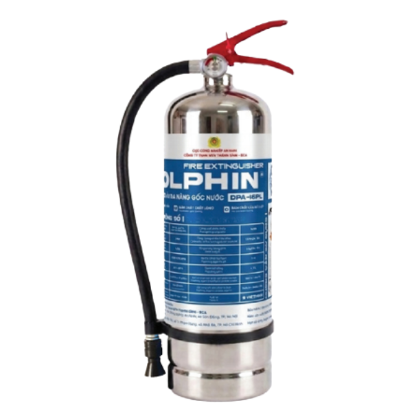 Bình Chữa Cháy Gốc Nước Vỏ Inox 6.5 Lít Dolphin DPA-I6PL Chính Hãng