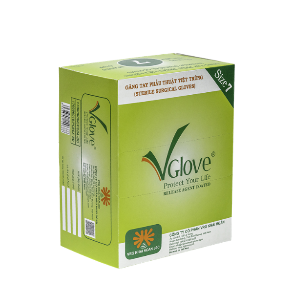 Găng tay phẫu thuật tiệt trùng Vglove