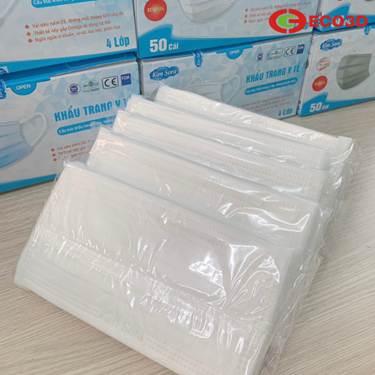 Khẩu trang y tế Kim Sora 4 lớp