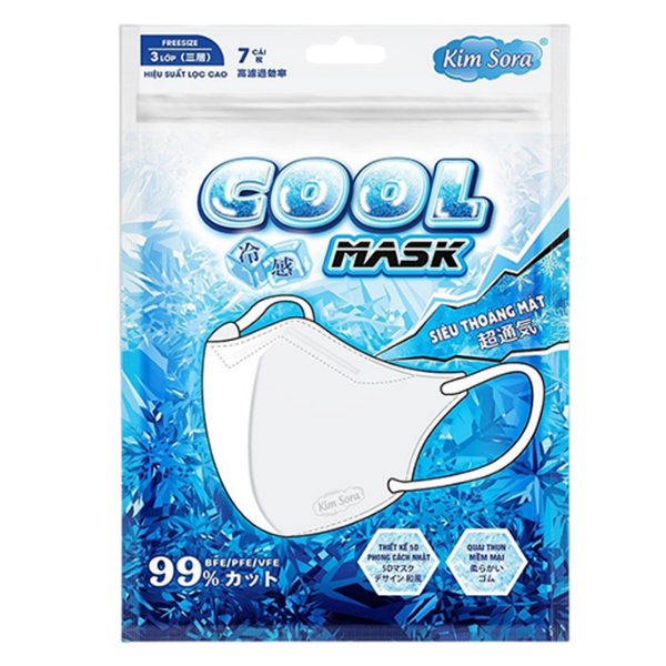 Khẩu trang y tế 5D Cool Mask 3 lớp