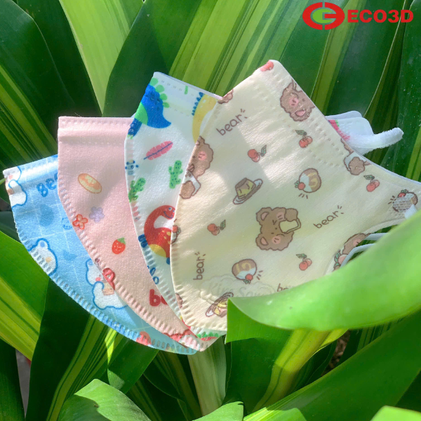 Khẩu trang y tế Kim Sora 5D trẻ Em 3 lớp
