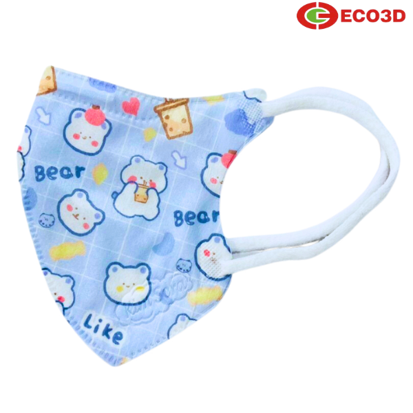 Khẩu trang y tế Kim Sora 5D trẻ em 3 lớp