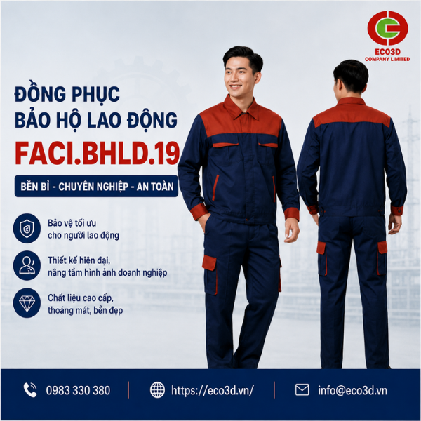  Đồng Phục Bảo Hộ Lao Động FACI.BHLD.19