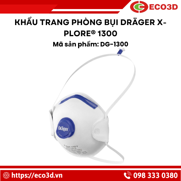 Khẩu trang phòng bụi FFP Dräger X-plore® 1300