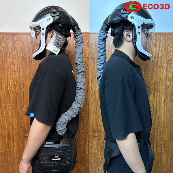 Bộ dụng cụ mặt nạ ph&ograve;ng độc c&oacute; quạt Vanguard G4 (PAPR)