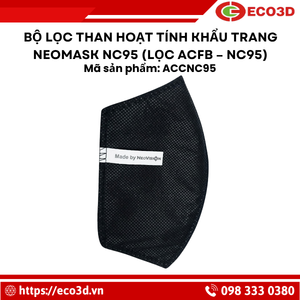 Bộ lọc than hoạt t&iacute;nh khẩu trang Neomask NC95 (Lọc ACFB &ndash; NC95) NeoVision