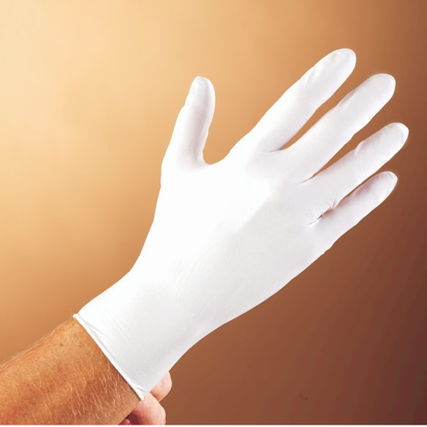 Găng tay Nitrile 3,5g màu trắng