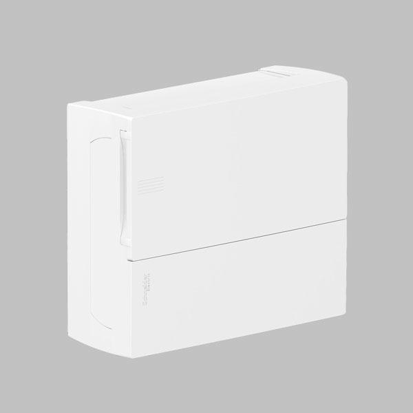 Tủ điện nhựa nổi Mini Pragma 12 module (cửa trắng)