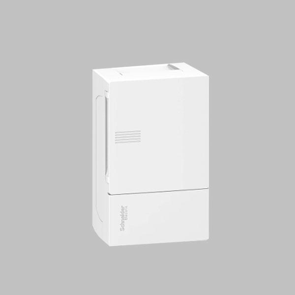 Tủ điện nhựa nổi Mini Pragma 8 module (cửa trắng)