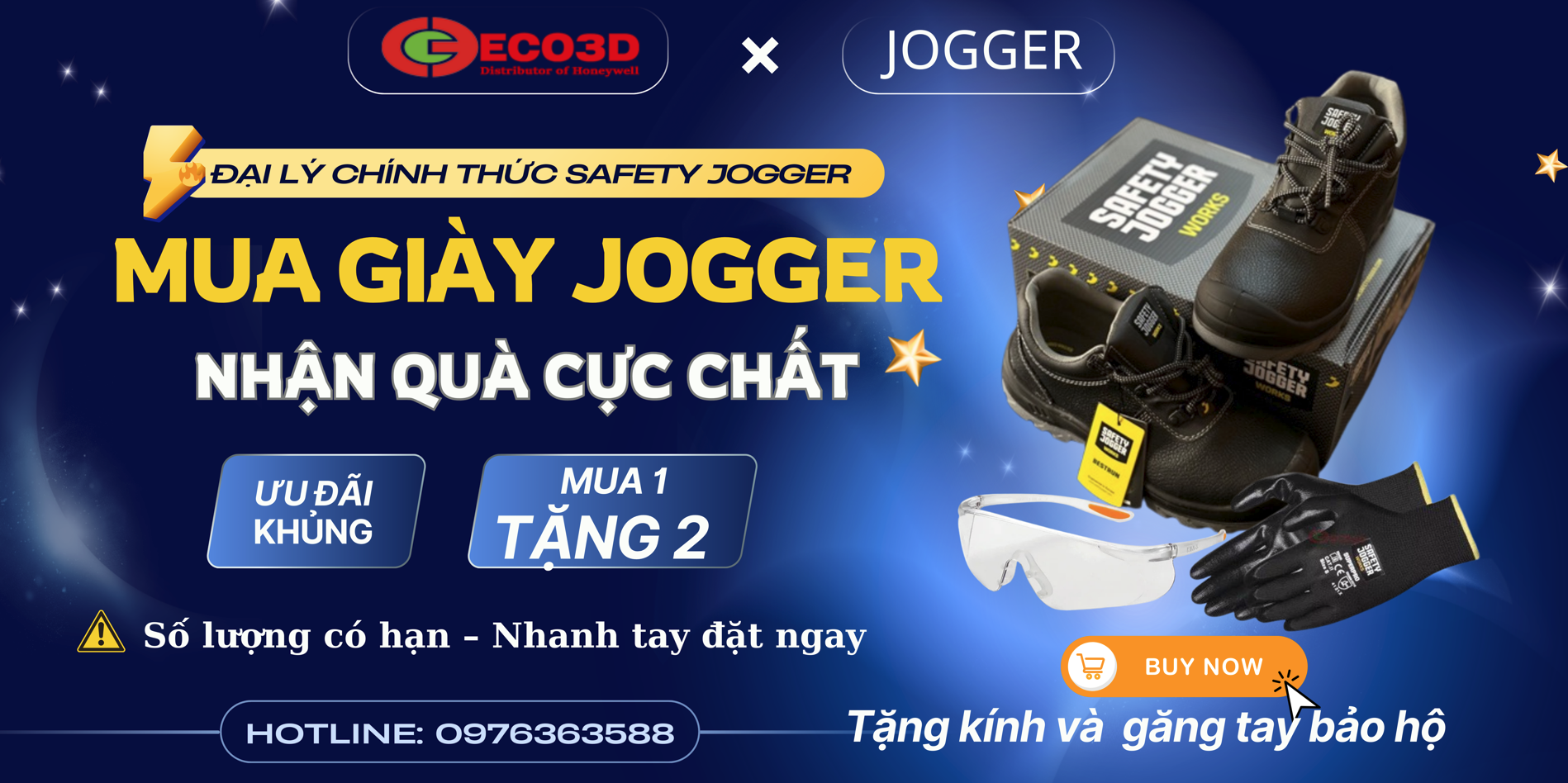 Chương Trình Khuyến Mãi HOT: Mua Giày Bảo Hộ Jogger Bestrun S3 - Tặng Quà Cực Chất!