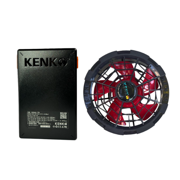 Pin và quạt áo điều hòa Kenko ARMY 22V ECO