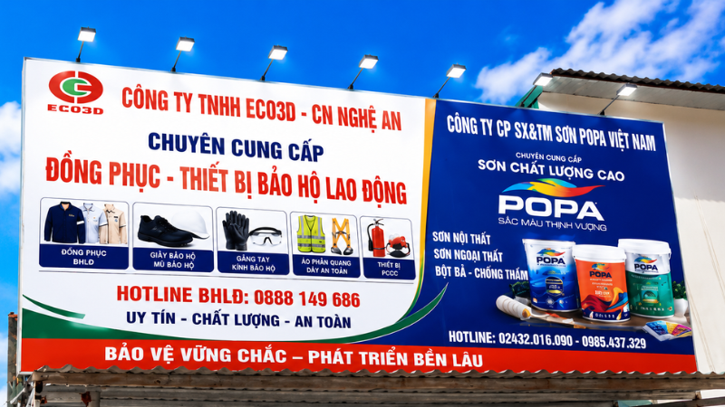 ECO3D Ra Mắt Chi Nhánh Bảo Hộ Lao Động Ở Nghệ An