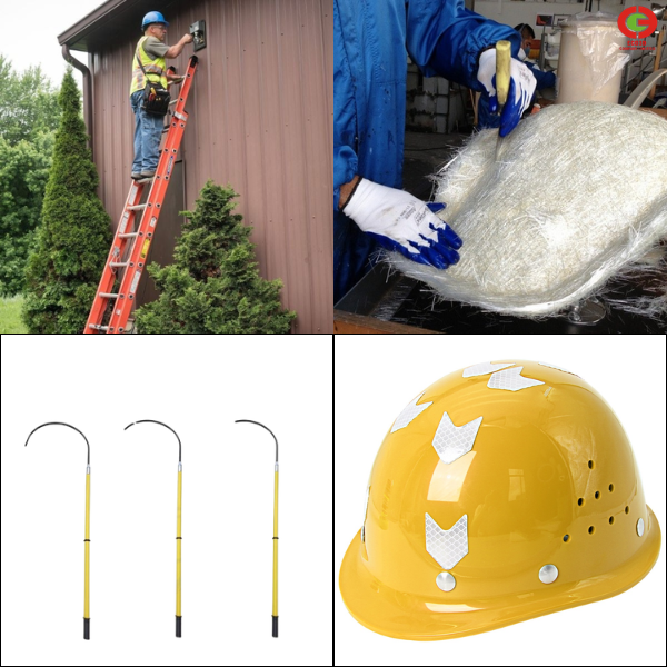 Ứng dụng sợi thủy tinh v&agrave; carbon